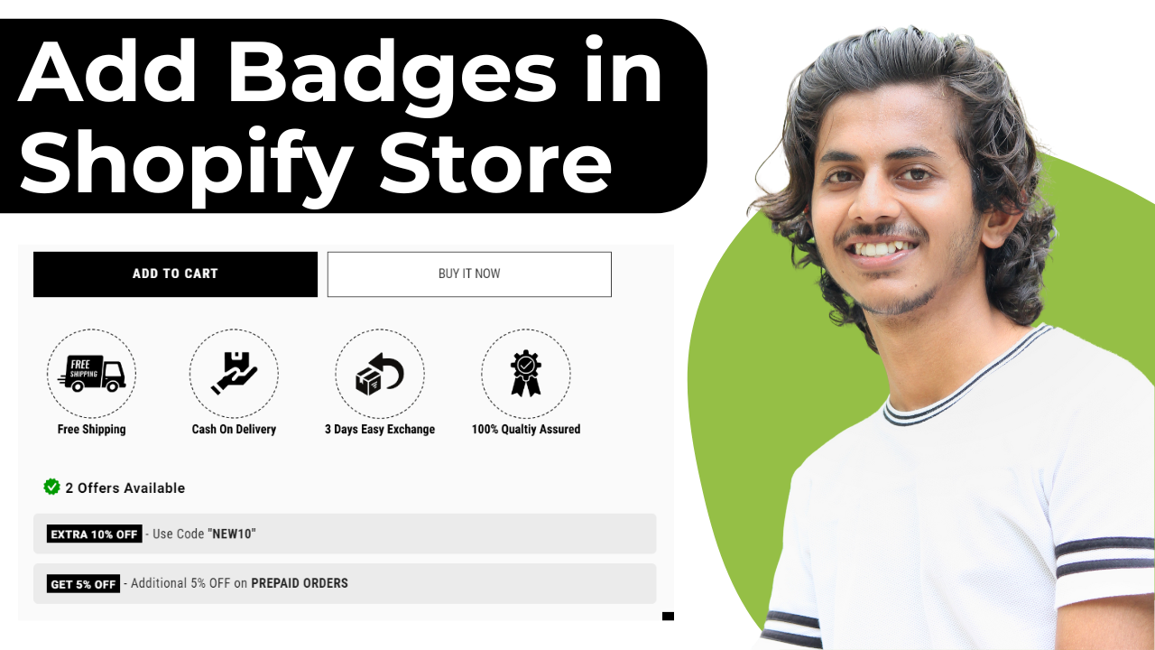 How to Add Discount Badge on Shopify | Increase Prepaid orders in your Shopify Store